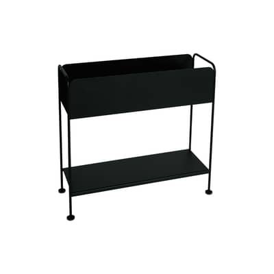 Blumentopf mit Gestell Fenja BROSTE COPENHAGEN / Set von 2 - H 50 & H 80 cm  - Beige - Metall | Made In Design