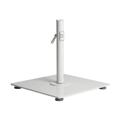 Pied de parasol The Classic Large m&eacute;tal blanc / 41 Kg - Pour m&acirc;t de 2,5 &agrave; 5,08 cm - BUSINESS & PLEASURE