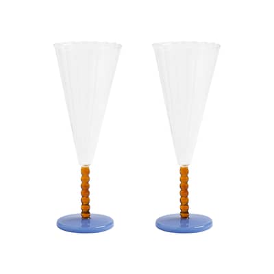Italesse - Etoilé Sparkle [champagneglas] Designed by Luca Bini