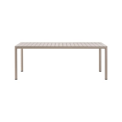 Table &agrave; rallonge Tevere beige / 211-275 x 100 cm - NARDI