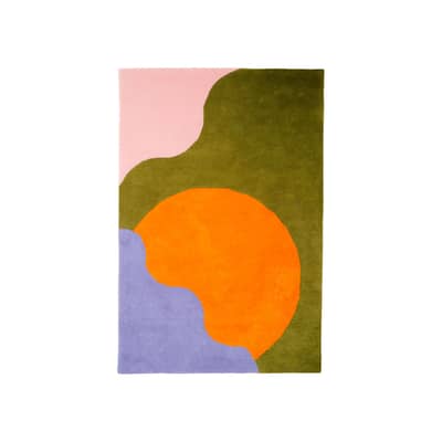 Tapis Purple Baywatch t / 180 x 120 cm - Laine tuftée main - COLORTHERAPIS