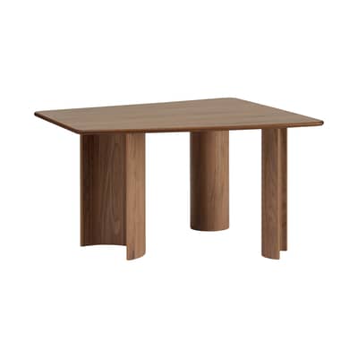 Table rectangulaire Re-Norm bois marron / 130 x 120 cm - Muuto