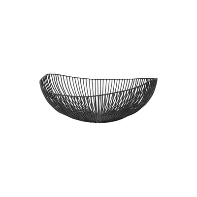 MT01 W Stanza Dello Scirocco Corbeille Blanc 24.5x23.2x6.2 cm