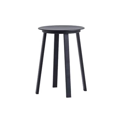 Stool Zig Zag Metal Pols Potten - Silver - Metal | Made In Design