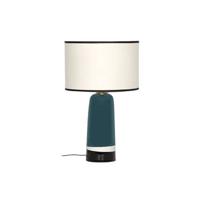 Lampe de table Sicilia Small c&eacute;ramique bleu / H 50 cm - Maison Sarah Lavoine
