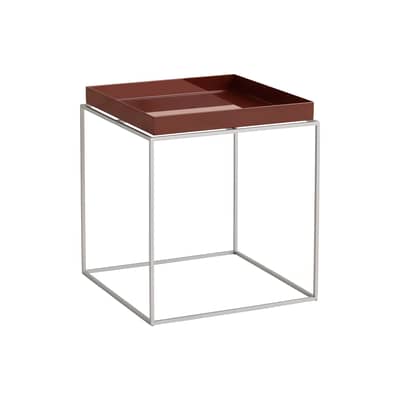 Table d'appoint Tray Silicon / 40 x 40 x H 44 cm - Hay