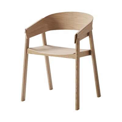 Fauteuil Cover bois naturel - Muuto