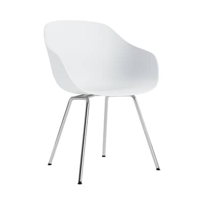 Hay About a chair AAC22 Armchair - white matt varnished oak