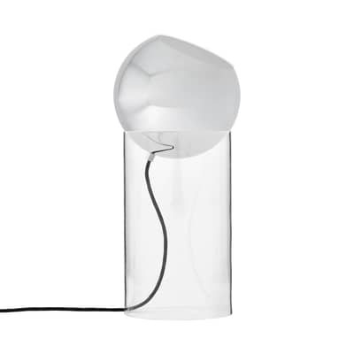 Lampe Topan VP14 métal argent / H 46 cm - Verner Panton, 1959 - &tradition