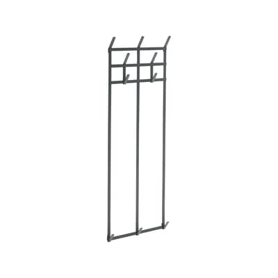 Menu Afteroom Appendini A Parete, Metallo Verniciato, Nero, Design Scandinavo, Larghezza 2 Cm - 2