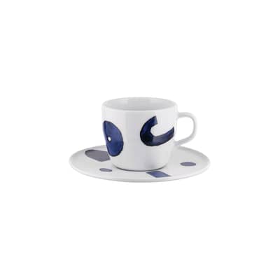 Alessi Dressed En Plein Air MW72/77 W - Soucoupe Mélamine Blanche Design Marcel Wanders - Vaisselle Outdoor
