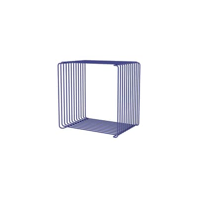 スチールラック・メタルラック Montana Panton Wire Shelf Chrome Single MONTANA Panton Wire Cube Single Shelf - chromed | Made In Design UK
