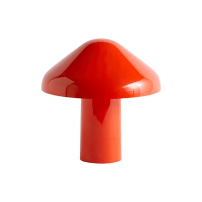 Lampe extérieur sans fil rechargeable Pao plastique rouge - Hay