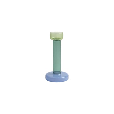 Bougeoir Bole Medium verre vert 
