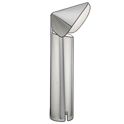Lampadaire Chiara gris métal / Ø 72 x H 145 cm / Réédition 1969 - Flos