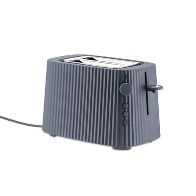 Grille-pain Plissé plastique gris / 2 tranches - 850W - Alessi