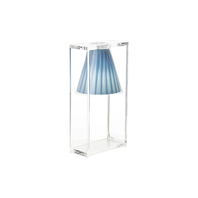 Lampe de table Light-Air plastique tissu bleu - Kartell