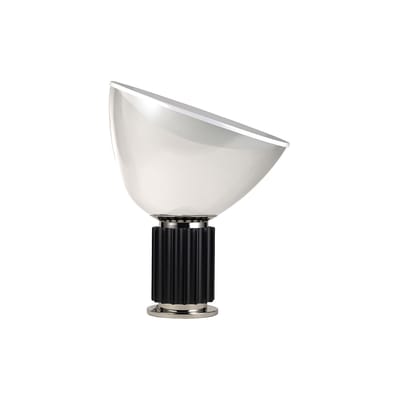 Lampe de table Taccia LED Small verre noir /  H 48 cm - Castiglioni, 1962 - Flos