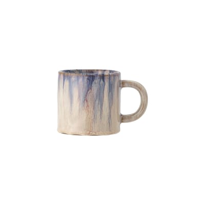 Bloomingville Salière avec Couvercle et cuillère Patrizia - Couleur 10 cm, Bleu, Céramique, Capacité 250 ML