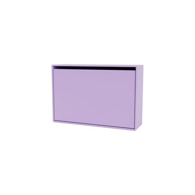 The Hide Rack Shoe rack Hide MONTANA / W 69.6 x H 46.8 x D 20 cm - Purple - Wood ...