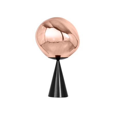 Tom Dixon Melt Cone Fat Table lamp - copper black | Made In Design UK