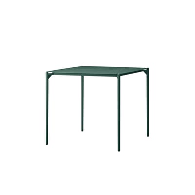 Table carrée Novo métal vert / 80 x 80 cm - AYTM