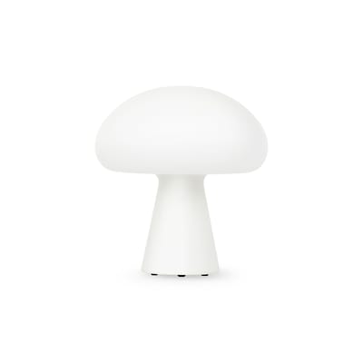 Lampe extérieur sans fil rechargeable Obello LED verre dépoli / Bill Curry, 1971 - Gubi