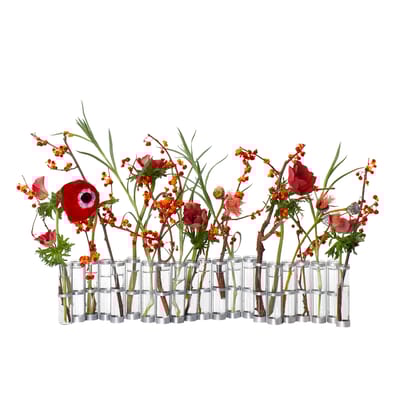 Vase d'Avril Petit Tsé-Tsé / L 55 cm x H 10 cm - Transparent - Verre | Made In Design