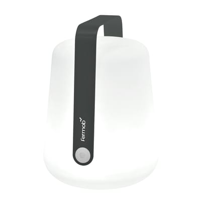 Lampe extérieur sans fil rechargeable Balad Large LED métal noir / H 38 cm - USB - Fermob