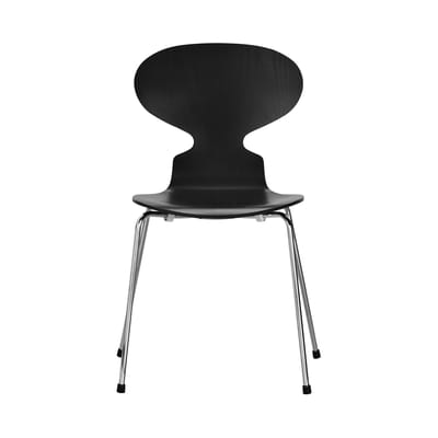 Chaise empilable Fourmi bois noir / Bois teinté - Arne Jacobsen, 1952 - Fritz Hansen