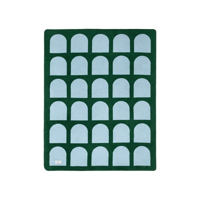 Plaid Gilli NOO.MA / 150 x 200 cm - Vert - Tissu | Made In Design