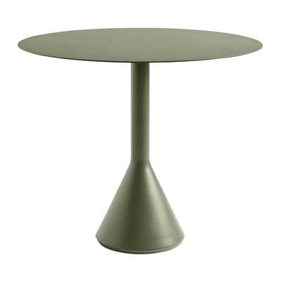 Table ronde Palissade Cone métal vert / Ø 90 cm - Bouroullec, 2016 - Hay