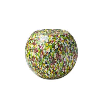 Table d'appoint Bong plastique matériau composite multicolore / Giulio Cappellini, 2004 - Ø 48 x H 40 cm - Fibre de verre & résine - Cappellini