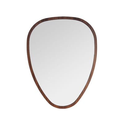 Miroir mural Ovo Small bois naturel / 38 x 50 cm - Noyer - Maison Sarah Lavoine