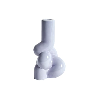 Bougeoir W&S - Soft céramique violet - Hay