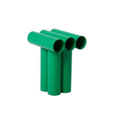 Tabouret Septem métal vert / Tubes aluminium - Axel Chay