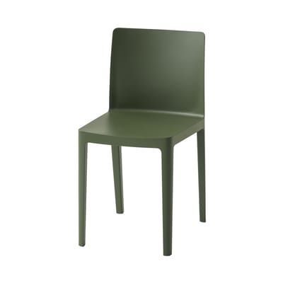Chaise Elementaire plastique vert / Bouroullec, 2018 - Hay