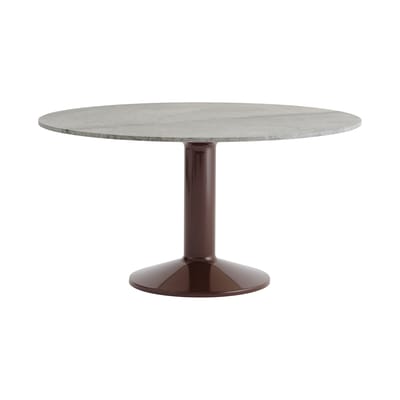 Table ronde Midst Muuto / Ø 140 cm - Marbre - Rouge - Marbre | Made In ...