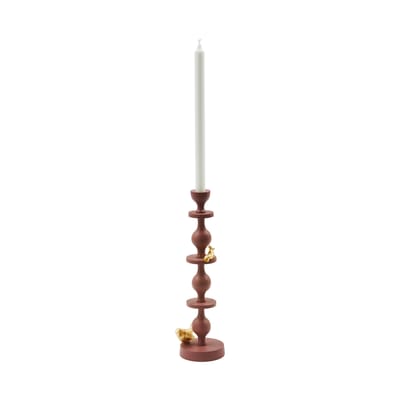 Candle stick Climbing Pole Large Pols Potten / H 37 cm - Purple - Metal ...