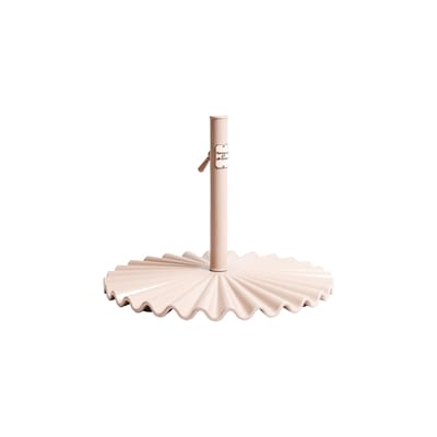 Pied de parasol The Clamshell BUSINESS & PLEASURE / 25 Kg - Pour mât de 2,5 à 3,8 cm - Rose - Métal | Made In Design