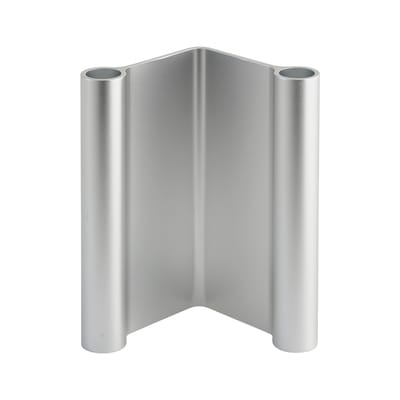 Kerzenständer Paar Metall Silber  