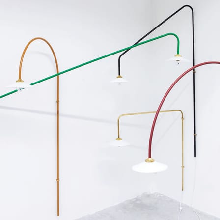 Applique avec prise Hanging Lamp n°2 métal beige / H 180 x L 75 cm - valerie objects