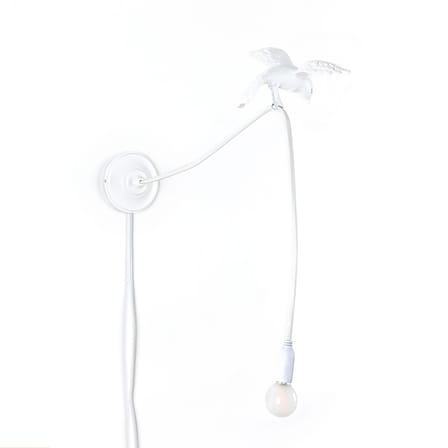 Applique avec prise Sparrow / Cruising plastique blanc - Seletti