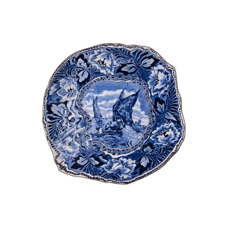 Assiette Classics on Acid - Maastricht ship céramique bleu / Ø 28 cm - Seletti
