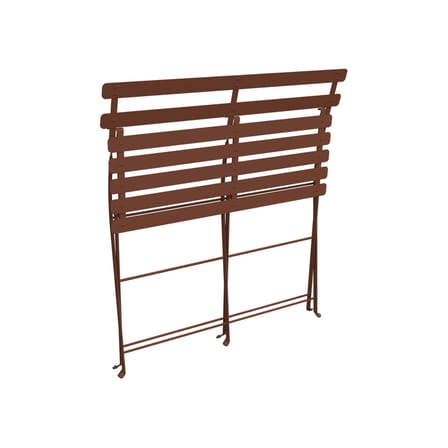 Banquette Bistro métal rouge / Pliante - 2 places / L 88 cm - Fermob