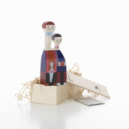 Décoration Wooden Dolls - No. 11 bois multicolore / By Alexander Girard, 1952 - Vitra