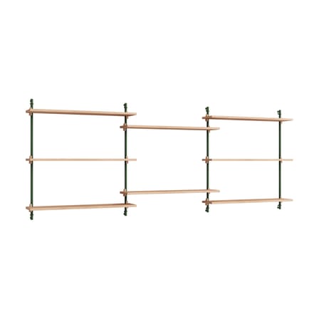 Étagère Wall Shelving – ws.85.3 bois naturel / L 239 x H 85 x Prof. 17,5 cm - MOEBE