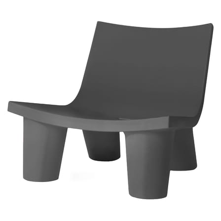 Fauteuil bas Low Lita plastique gris / Paola Navone, 2008 - Slide