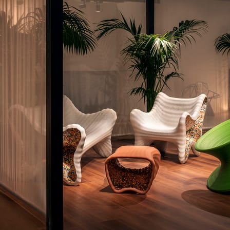 Fauteuil In-Side plastique blanc - Magis