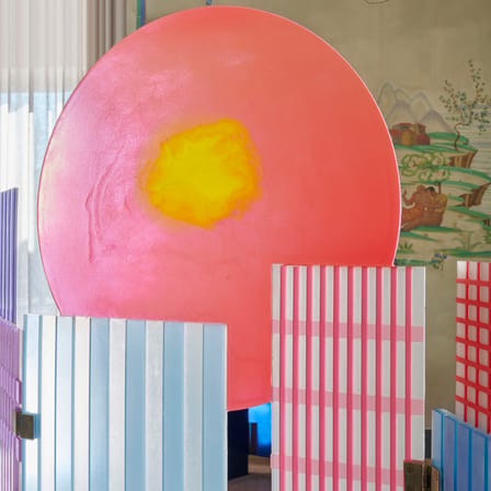 Tramento a New York Folding screen plastic material multicoloured / Gaetano Pesce, 2020 - CASSINA